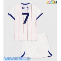 Camisa de time de futebol Chelsea Pedro Neto #7 Replicas 3º Equipamento Infantil 2026-27 Manga Curta (+ Calças curtas)